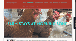 Desktop Screenshot of morningsongfarm.com